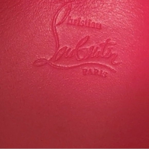 Christian Louboutin Panettone Beige/blush Zip Around Wallet EC - Picture 5 of 11